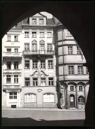 11 Fotografien Ansicht Görlitz, PGH Film & Bild, Autor Walter Wolff, Leben im Sozialismus, Centrum-Kaufhaus, Strassenbahn