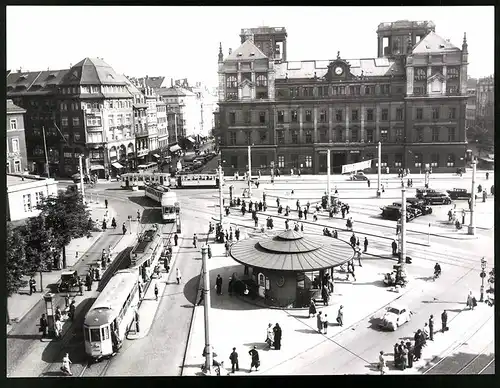 12 Fotografien Ansicht Dresden, Leben im Sozialismus, Pirnaischer Platz, Postplatz, Prager Strasse, Schlossstrasse