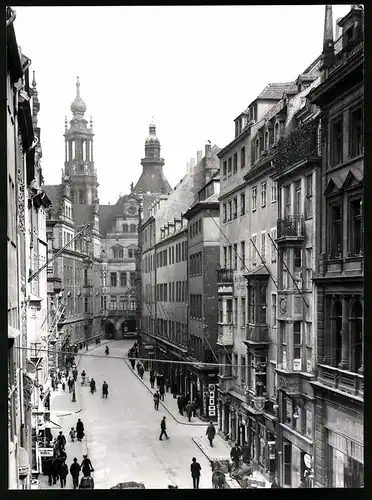 12 Fotografien Ansicht Dresden, Leben im Sozialismus, Pirnaischer Platz, Postplatz, Prager Strasse, Schlossstrasse