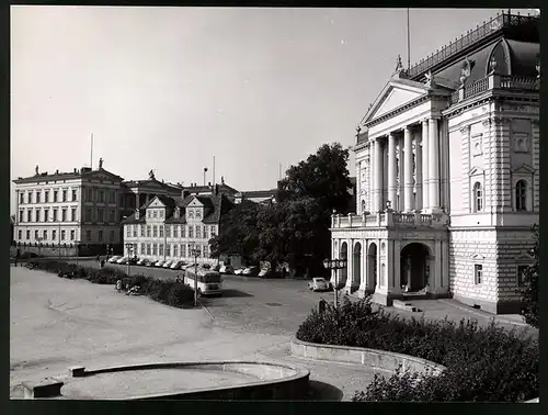 12 Fotografien Ansicht Schwerin, PGH Film & Bild, Fotos: K. Nitsche, Leben im Sozialismus, Leninplatz, Dom, Buschstrasse