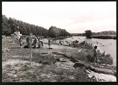 7 Fotografien Ansicht Schwaan, Bild und Heimar, Reichenbach i. V., Leben im Sozialismus, DDR, Lenin-Allee, Zeltplatzkino