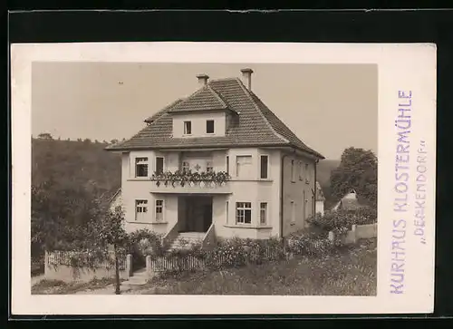 Foto-AK Denkendorf, Kurhaus Klostermühle