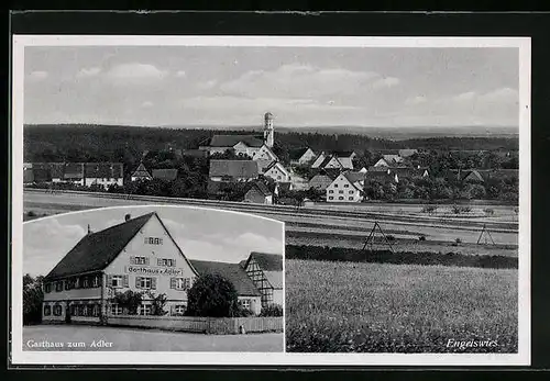 AK Engelswies, Gasthaus zum Adler, Totalansicht