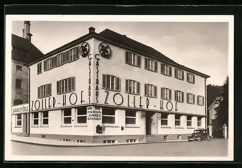 AK Sigmaringen, Hotel-Restaurant Zoller-Hof