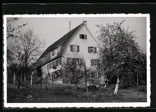 AK Althütte /Backnang, Hotel-Pension Schlichenhöfle A. Strohmeier