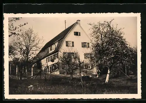 AK Althütte /Backnang, Hotel-Pension Schlichenhöfle A. Strohmeier