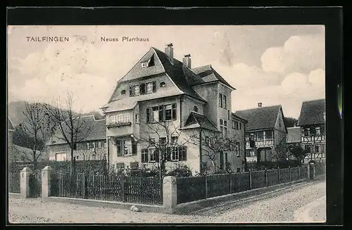 AK Tailfingen, Neues Pfarrhaus