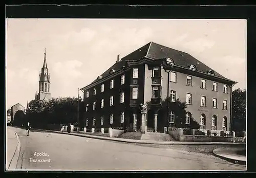 AK Apolda, Strasse am Finanzamt