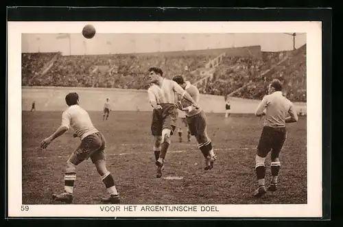 AK Olympia 1928, Voor het argentijnsche Doel, Fussball