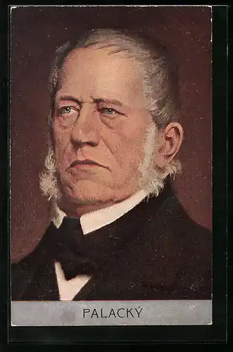 Künstler-AK Frantisek Palacký im Portrait