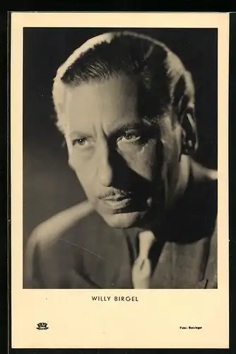 AK Schauspieler Willy Birgel mit Schnurrbart