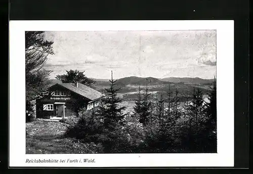 AK Furth i. Wald, Reichsbahnhütte