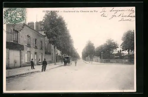 AK Pithiviers, Boulevard du Chemin de Fer