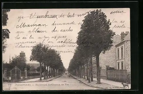 AK Pithiviers, Boulevard du Chemin de Fer