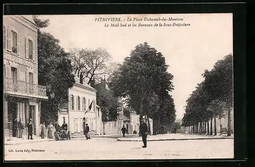 AK Pithiviers, La Place Duhamel-du-Monceau
