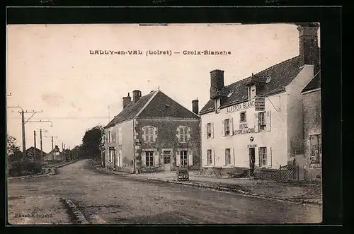 AK Lally-en-Val, Hotel à la Croix-Blanche