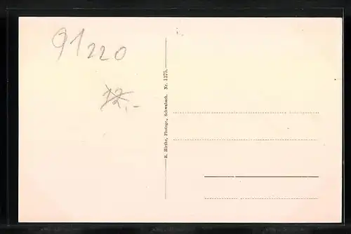 AK Eschenbach /Mfr., Marktplatz mit Wolfram-Denkmal