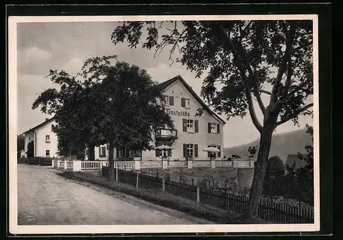 AK Pommelsbrunn, Gasthaus zum Bahnhof