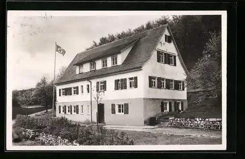 AK Donnstetten, Schullandheim der Oberrealschule Tübingen mit 