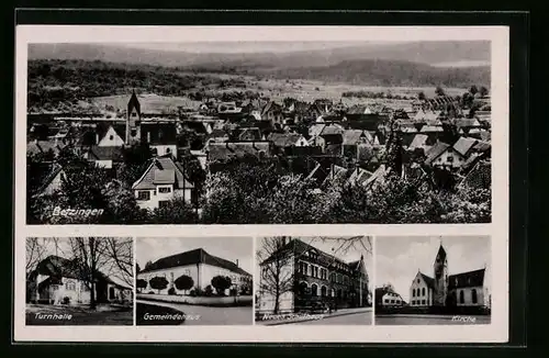 AK Betzingen, Gemeindehaus, Turnhalle, Neues Schulhaus