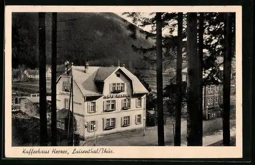 AK Luisenthal /Thür., Café Herzer