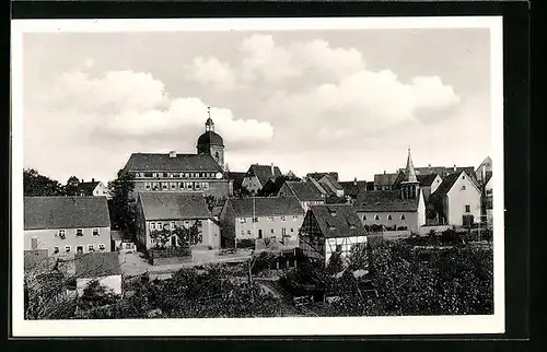 AK Rosstal /Mfr., Ortsansicht aus der Vogelschau