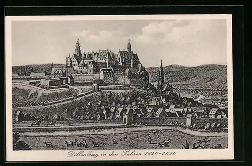 AK Dillenburg, Dillenburg in den Jahren 1640-1650