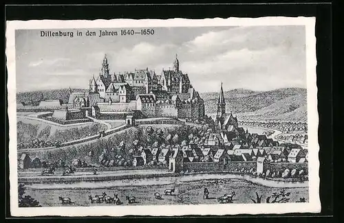 AK Dillenburg, Dillenburg in den Jahren 1640-1650