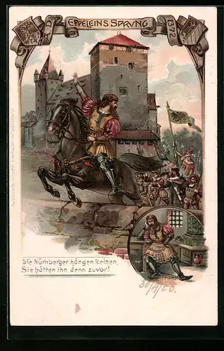 Präge-Lithographie Nürnberg, Eppeleins Sprung