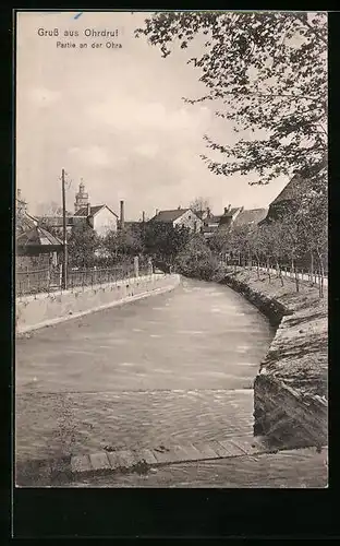 AK Ohrdruf, Partie an der Ohra