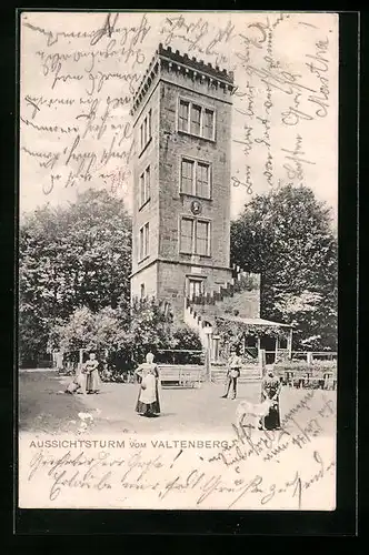 AK Neukirch, Gasthaus Valtenberg am Aussichtsturm