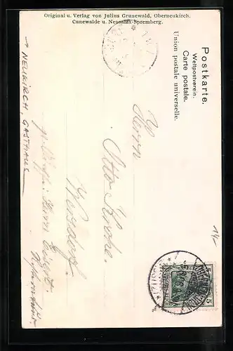 AK Neukirch, Gasthaus Valtenberg am Aussichtsturm