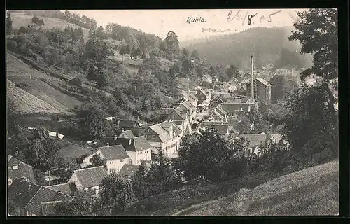 AK Ruhla, Stadtblick