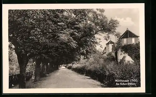 AK Mühlhausen /Thür., Am Hohen Graben