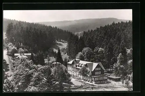 AK Friedrichroda /Thür., Blick zum Kühlen Tal