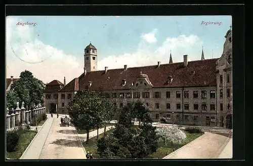 AK Augsburg, Regierungsgebäude