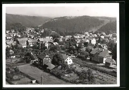 AK Finsterbergen /Th., Ortsansicht aus der Vogelschau