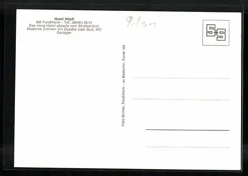 AK Forchheim, Hotel Höpfl