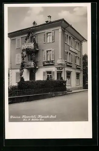 AK Alpnach-Stad, Hotel-Pension Alpenrösli