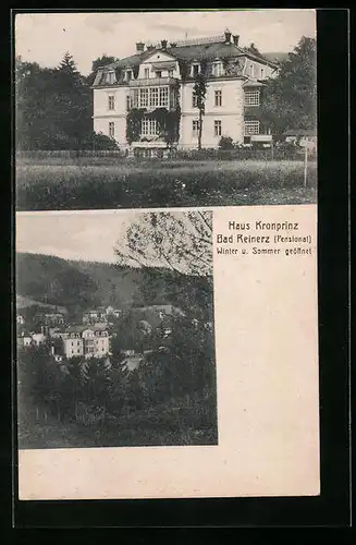 AK Bad Reinerz, Hotel Haus Kronprinz
