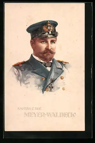 AK Kapitän z. See, Meyer-Waldeck, Gouverneur von Kiautschou