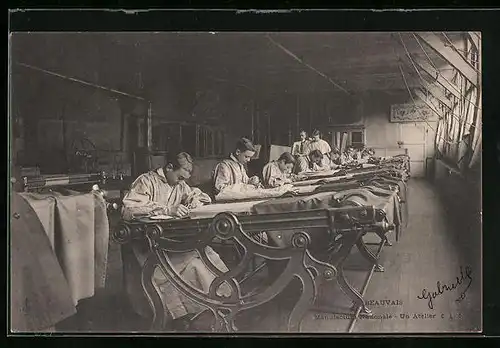 AK Beauvais, Manufacture Nationale, Un Atelier