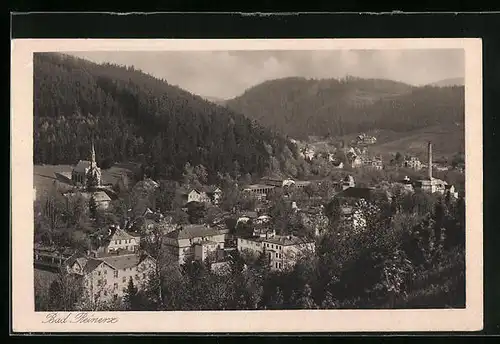 AK Bad Reinerz, Ortsansicht aus der Vogelschau