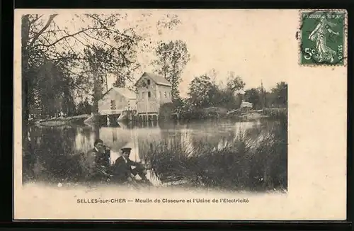 AK Selles-sur-Cher, Moulin de Closeure et l`Usine de l`Electricité