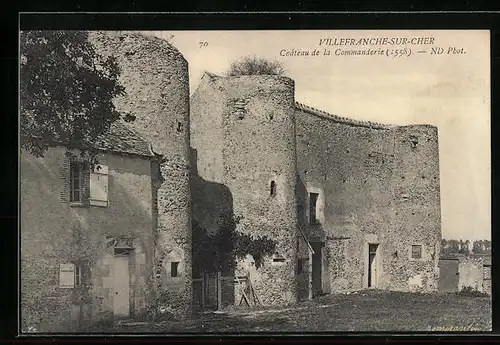 AK Villefranche-sur-Cher, Chateau de la Commanderie