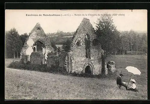 AK Mondoubleau, Ruines de la Chapelle de Guèriteau