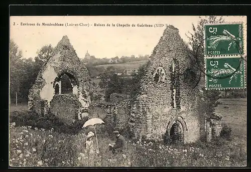 AK Mondoubleau, Ruines de la Chapelle de Guériteau
