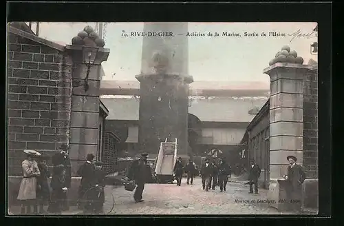 AK Rive-de-Gier, Aciéries de la Marine, Sortie de l`Usine