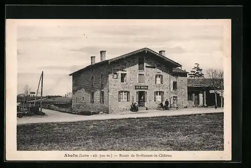 AK Aboen, Route de St-Bonnet-le-Château