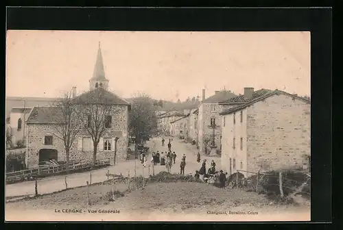 AK Le Cergne, Vue Générale